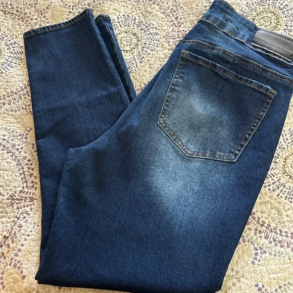 !it Jeans- “Tess Petite Extreme High Rise Skinny” Double Button Jeans- Size 12P - Picture 2 of 11